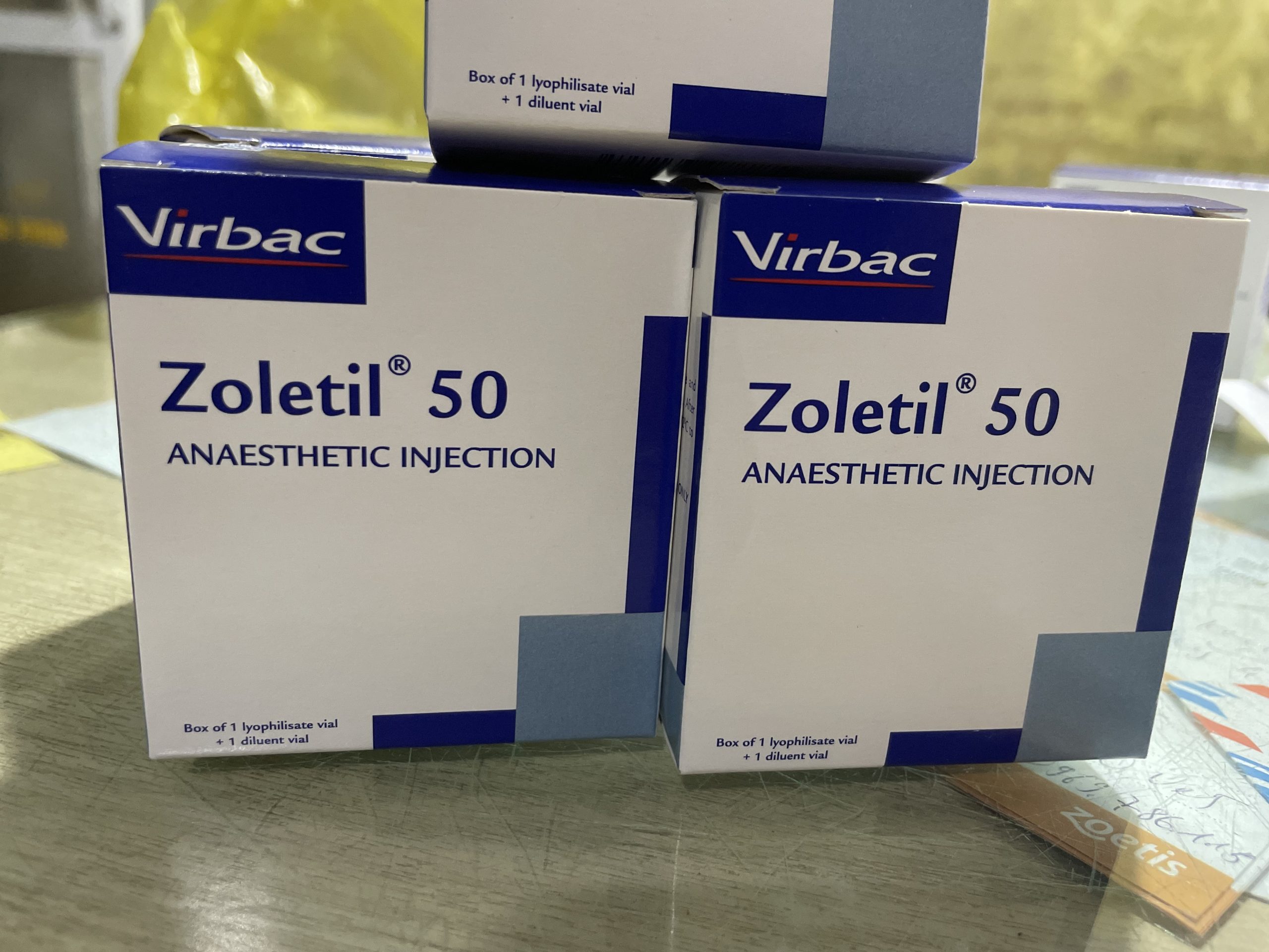 thuốc gây mê chó mèo zoletil50